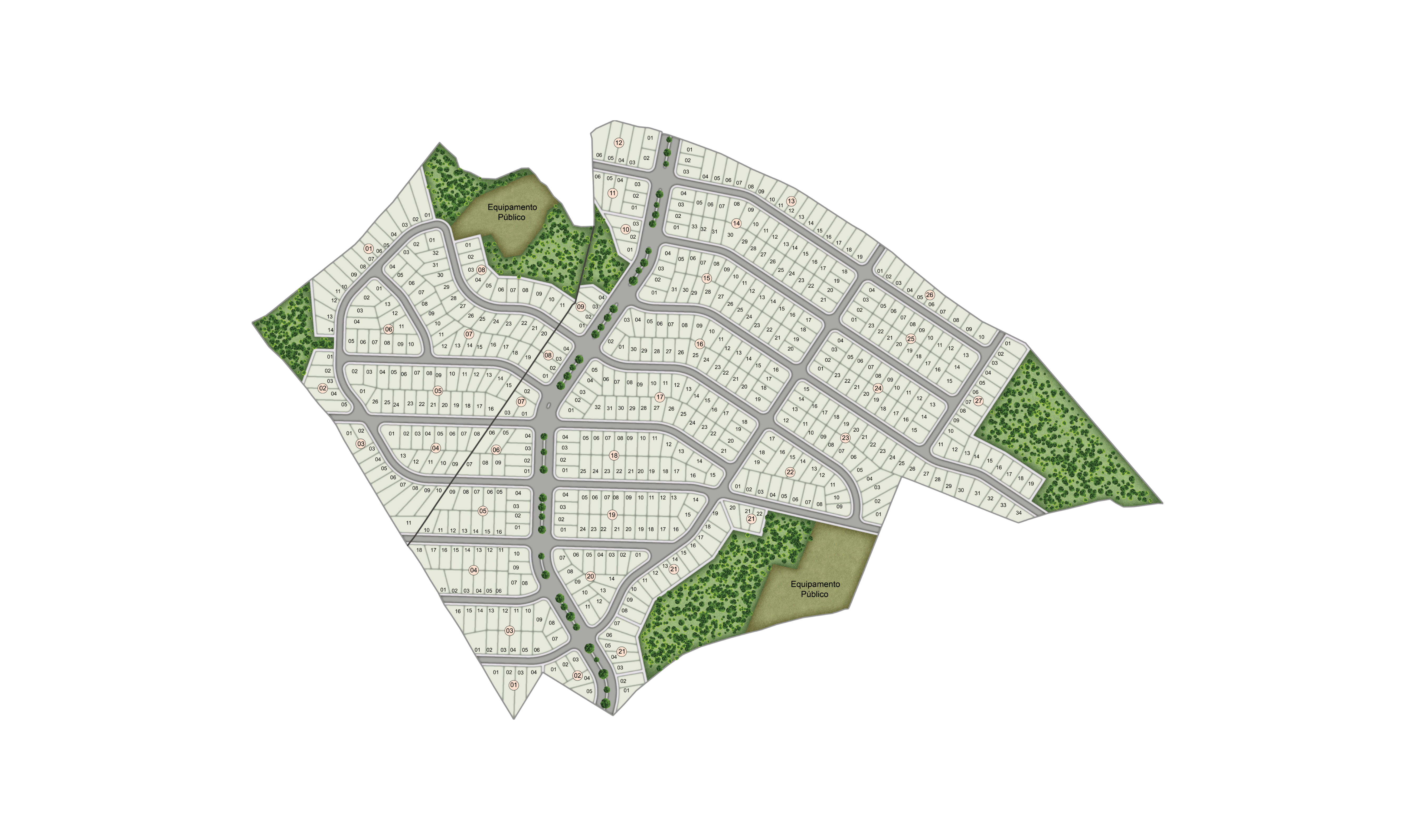 Imagem do mapa do empreendimento Alta Villa Bom Jesus