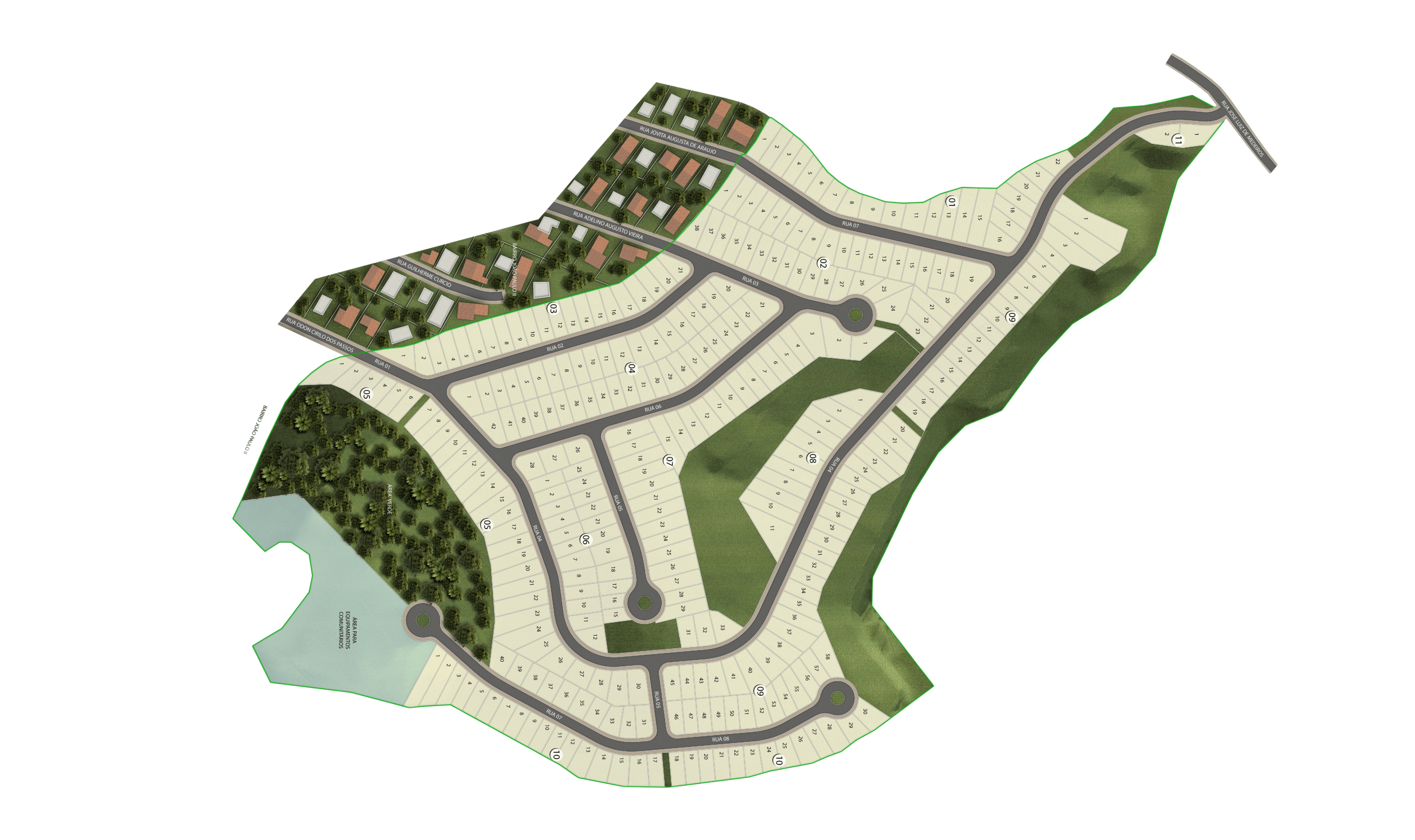 Imagem do mapa do empreendimento Cidade Verde Barbacena