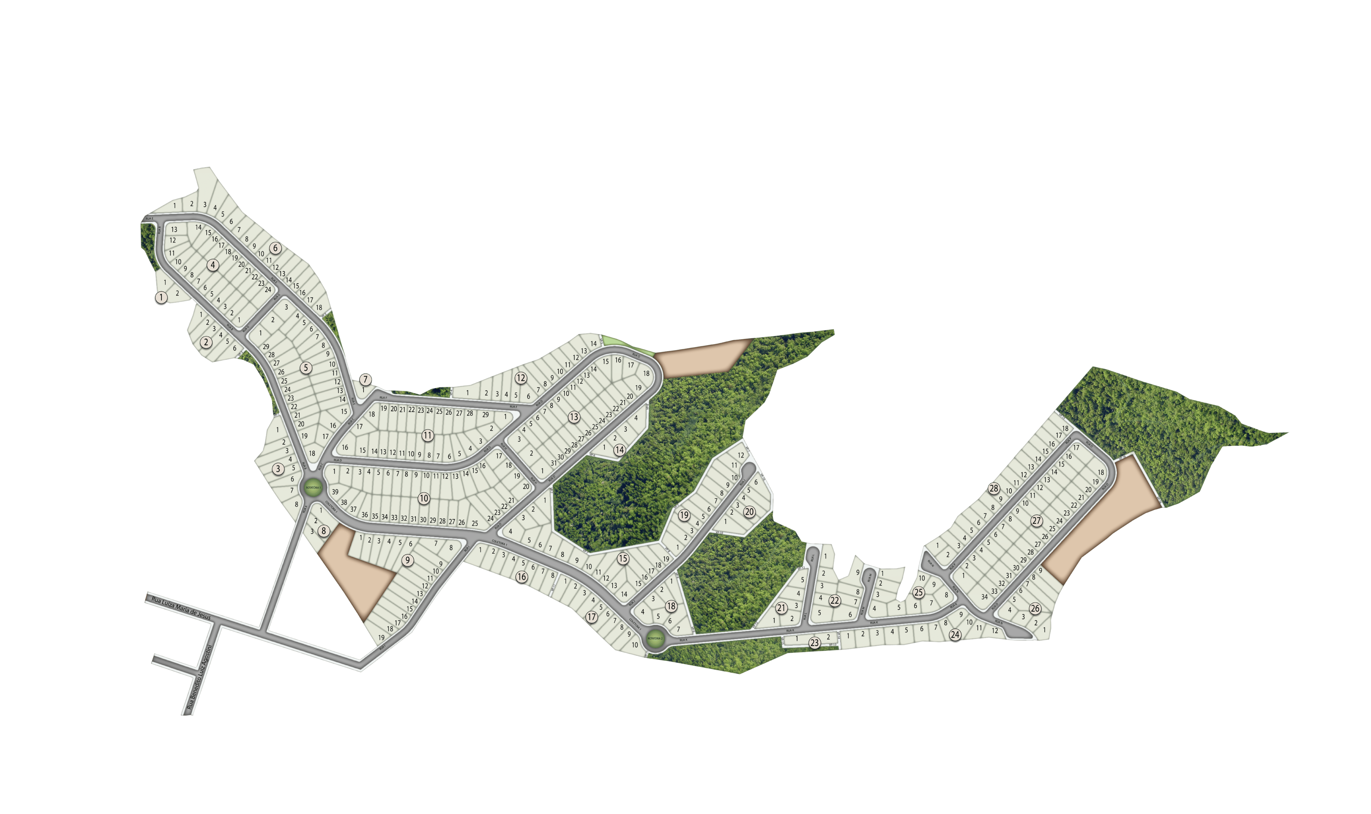 Imagem do mapa do empreendimento Cidade Verde São João Del Rei