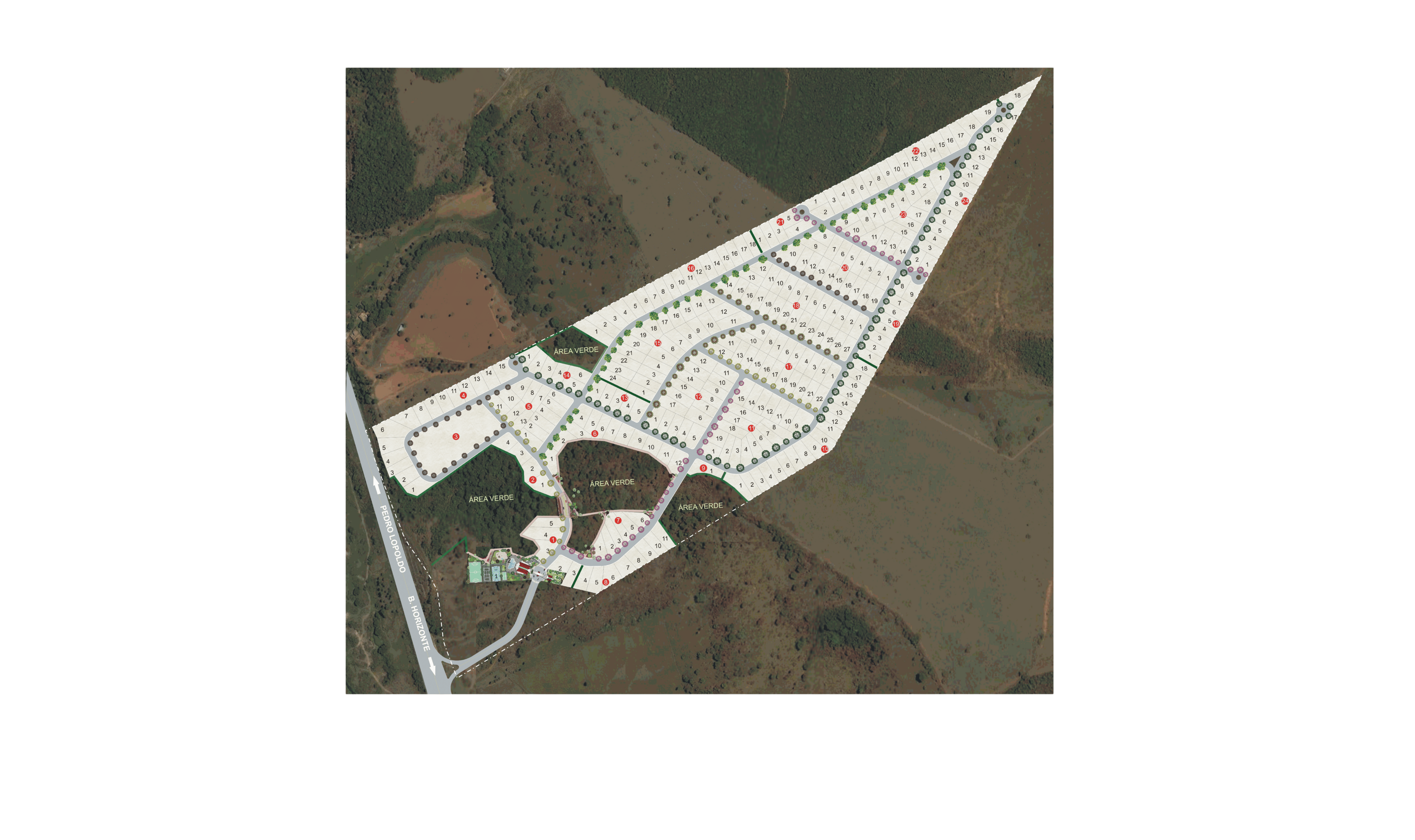Imagem do mapa do empreendimento Gran Royalle Aeroporto