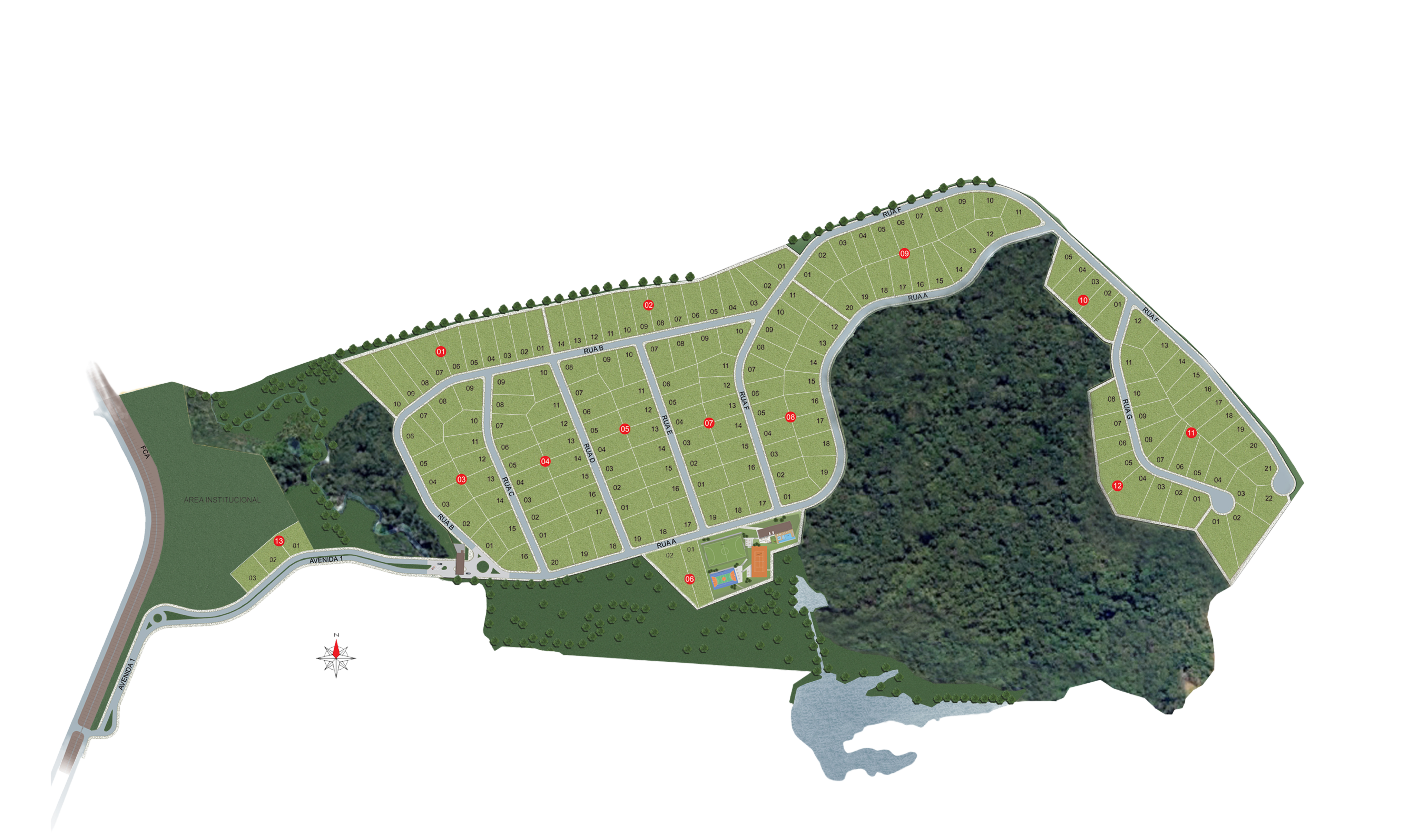 Imagem do mapa do empreendimento Gran Royalle Betim