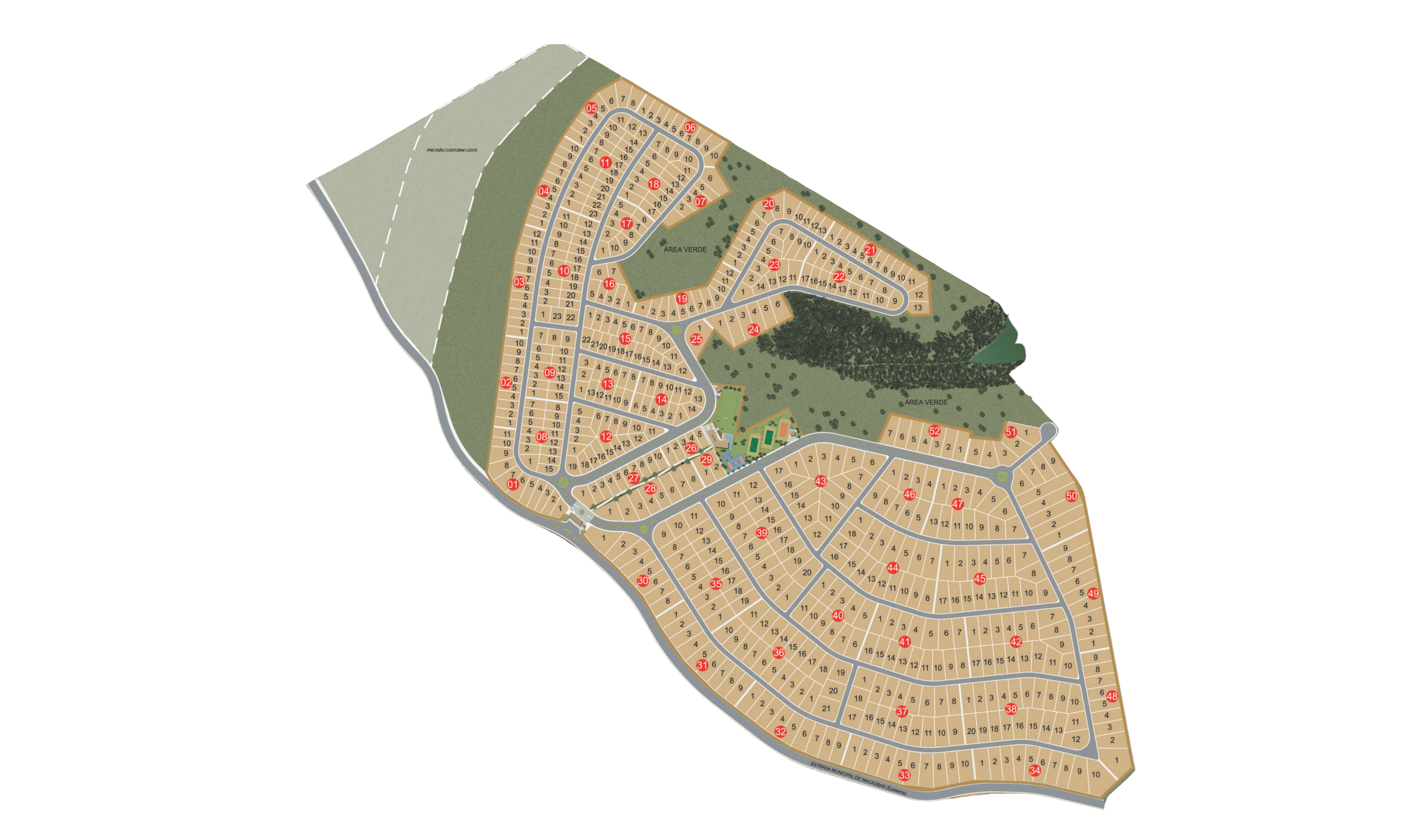 Imagem do mapa do empreendimento Gran Royalle Lagoa Santa