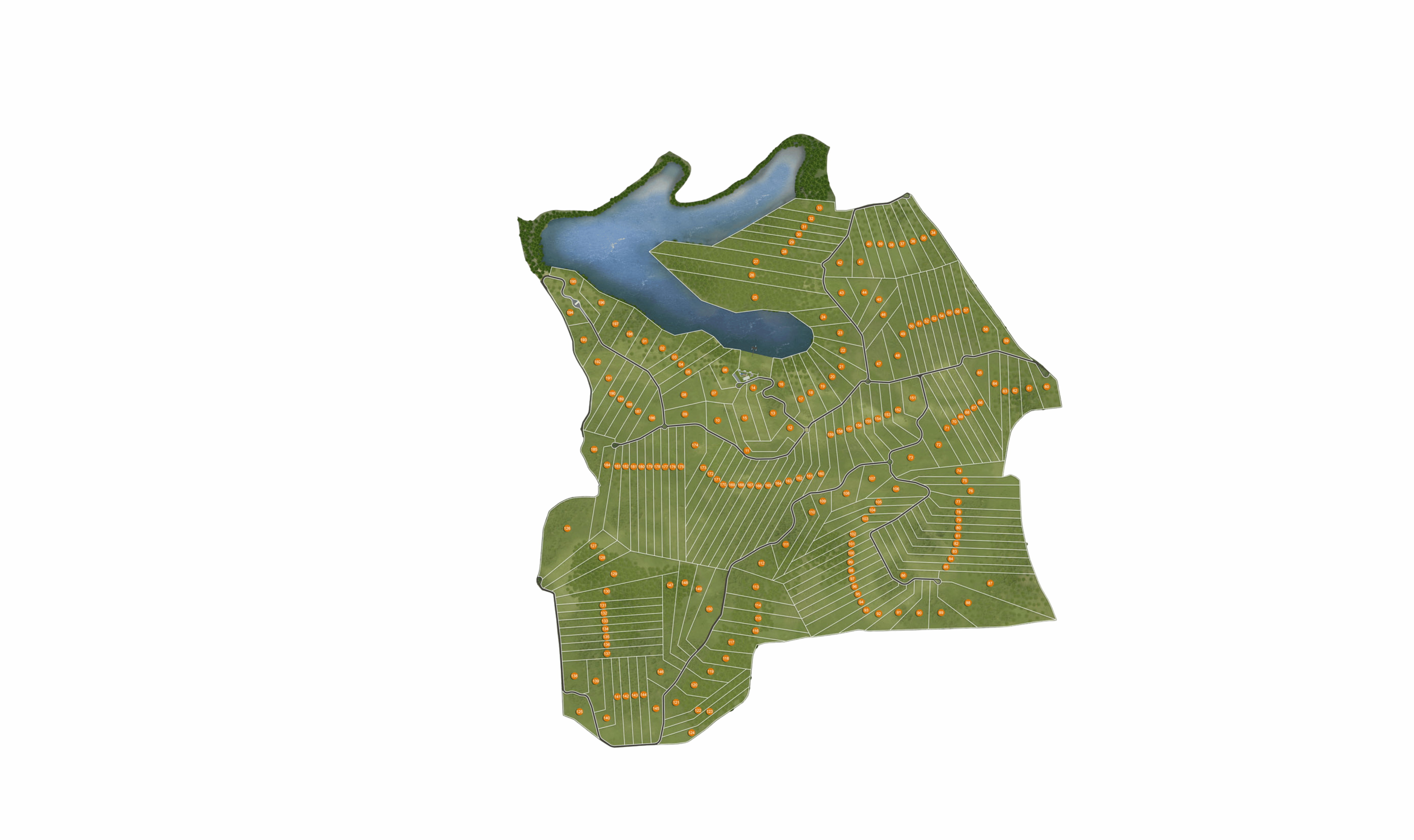 Imagem do mapa do empreendimento Gran Royalle Lagoa Verde