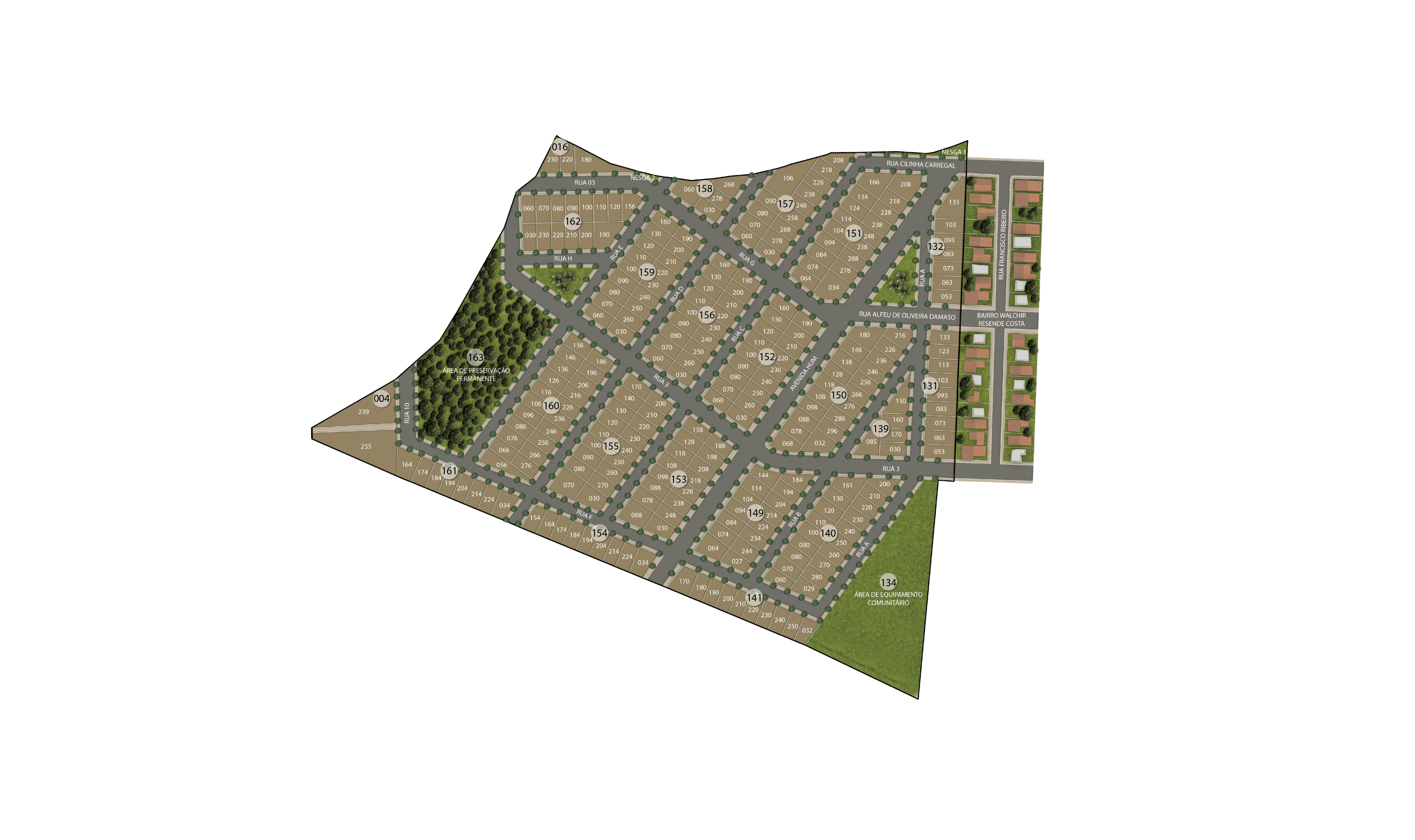 Imagem do mapa do empreendimento Walchir Rezende 